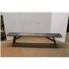Image 1 : *Antique Wooden Bench 74'' x 12'' x 15 1/2''