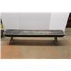 Image 5 : *Antique Wooden Bench 74'' x 12'' x 15 1/2''