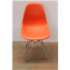 Image 2 : *Eames Orange Eiffel Chair - 31'' x 21'' x 18''