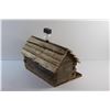Image 5 : Solar Powered Wooden Bird House 11'' x 18'' x 11''