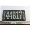 Image 1 : Antique 1918 Saskatchewan Car Licence Plate