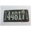 Image 2 : Antique 1918 Saskatchewan Car Licence Plate
