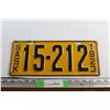 Image 1 : Antique 1923 Saskatchewan Car Licence Plate