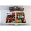 Image 1 : (16) Audio Cassettes - Guns N' Roses, The Rolling Stones & Deep Purple in Rock and (2) The Complete 