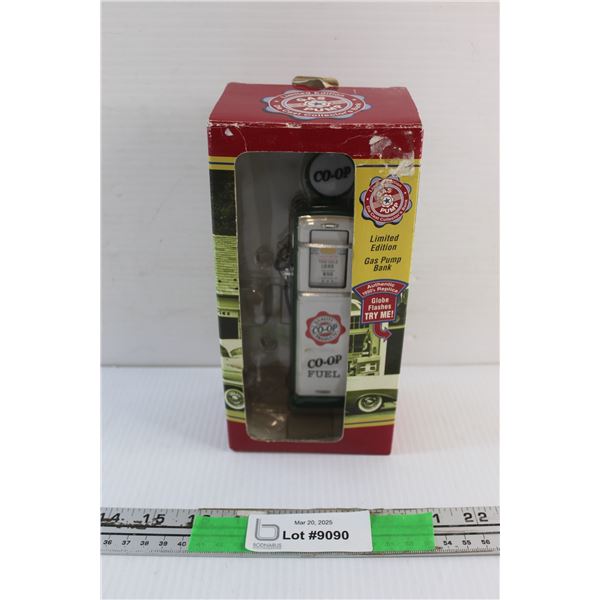 Limited Edition Gas Pump Die Cast Collector's Coin Bank - NIB