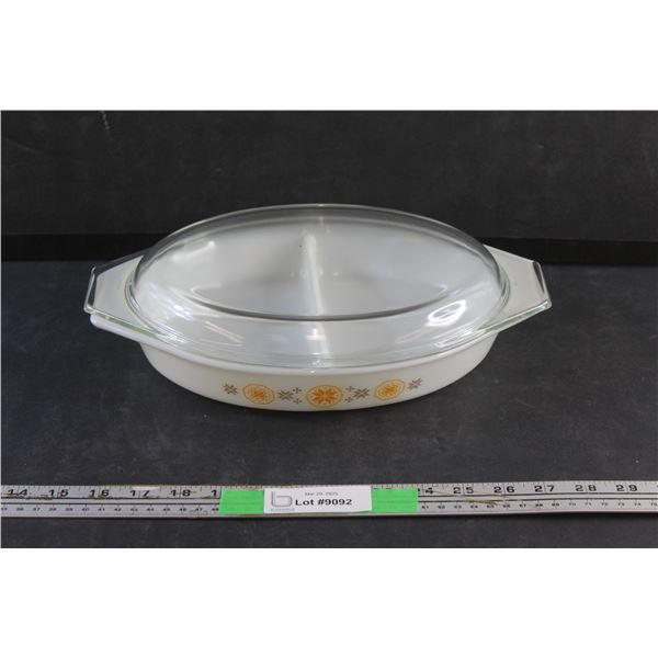 Pyrex Town and Country Divided Casserole Dish