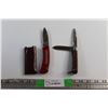 Image 1 : Vintage Folding Knife and Explotech 3'' Blade Folding Knife with Sheath