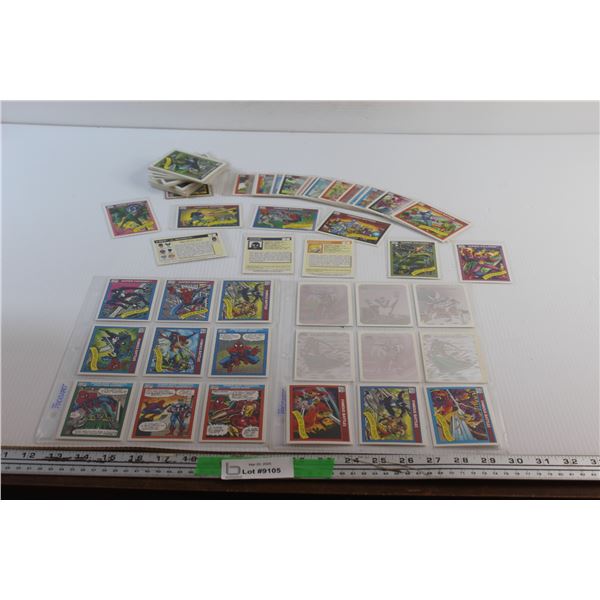Assorted Marvel Comics Collector's Cards - Authenticity Not Guaranteed