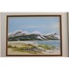 Image 3 : Framed Mountain Range View Art Painting 11'' x 9''