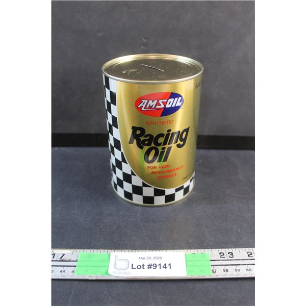 Amsoil Racing Oil Tin Coin Bank