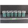 Image 1 : (6) Mid Century Glass Cups