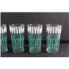Image 3 : (6) Mid Century Glass Cups