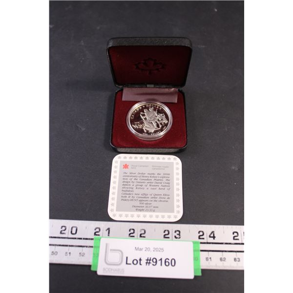 1990 300th Anniversay of Henry Kelsey Silver Dollar