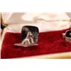 Image 3 : Antoine Sterling Silver "S" Engraved Cufflinks