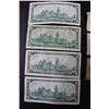 Image 4 : (4) 1967 Centennial Canadian Dollar Bills with dates, (2) 900 Boville signed 25 cent Shinplasters an
