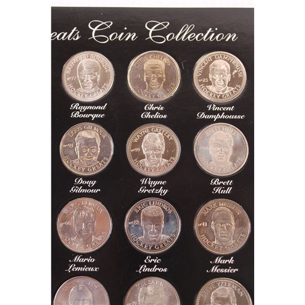 1996-1997 Official Hockey Greats Limited Edition Coin Collection