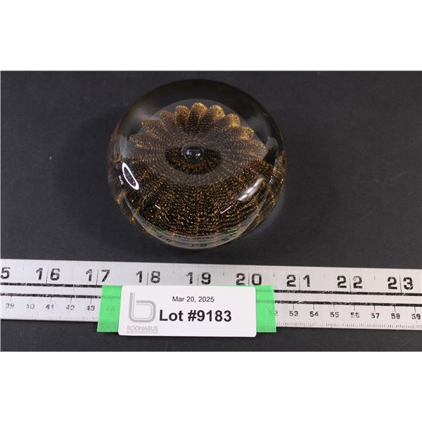 Decorative Paper Weight from Sweden 4"x2"