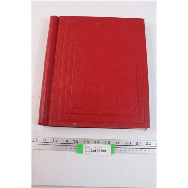 Photo Album containing Hungarian Stamps