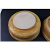 Image 2 : 2 Mexican Ash Wooden Bowls (approx. 10" diameter x 3" high)