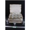Image 1 : (12) Assorted Crystal Wine Glasses in a case