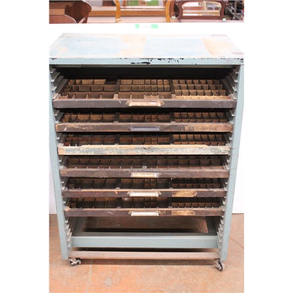 *Solid Metal Printers Die Tray Cabinet (35x21 3/4x46 1/2)