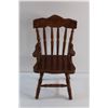 Image 2 : Miniature Wooden Doll Chair 12'' x 5'' x 7''