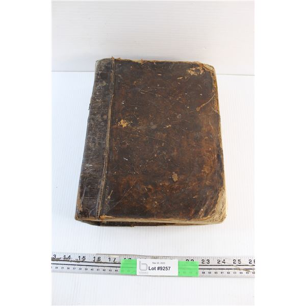 1818 Antique Holy Bible