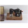 Image 2 : Vintage Holly Hobbie Manual Sewing Machine and Vintage Schmincke Pastel Box