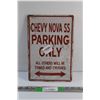 Image 1 : Chevy Nova SS Parking Only Sign 12'' x 8''