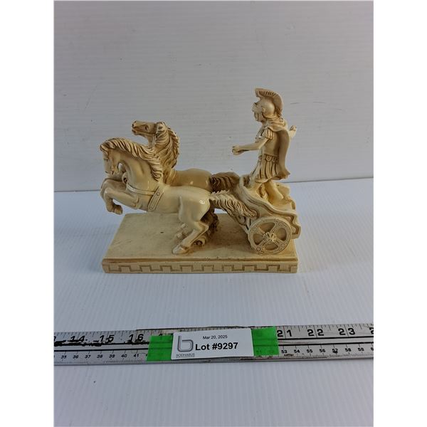 Alabaster Roman Gladiator Decoration