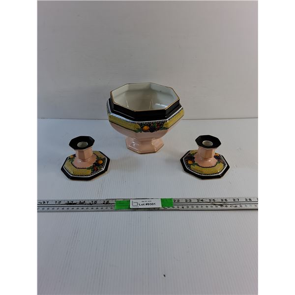 Winton Ware Footed Bowl 