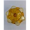 Image 4 : Amber Glass Footed Bowl