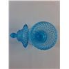 Image 4 : Light Blue Hobnail Art Glass Candy Dish