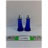Image 1 : Cobalt Glass Salt & Pepper Shakers
