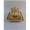 Image 3 : Crown Semi Porcelain Lidded Cheese Dish