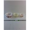 Image 1 : (3) Vintage Federal Red Dot Bowls