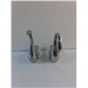 Image 4 : (2) Metal Swan Decorations