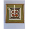 Image 2 : Framed Wall Hanging Embroidery Art Decoration