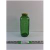 Image 1 : Vintage Emerald Green Juice Water Refrigerator 9" Jar Bottle