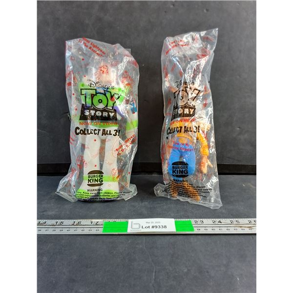 (2) Burger King DIsney's Toy Story Figurines - Sealed