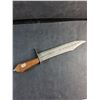 Image 5 : Custom Handmade 9 1/2'' Fixed Blade Knife with Sheath