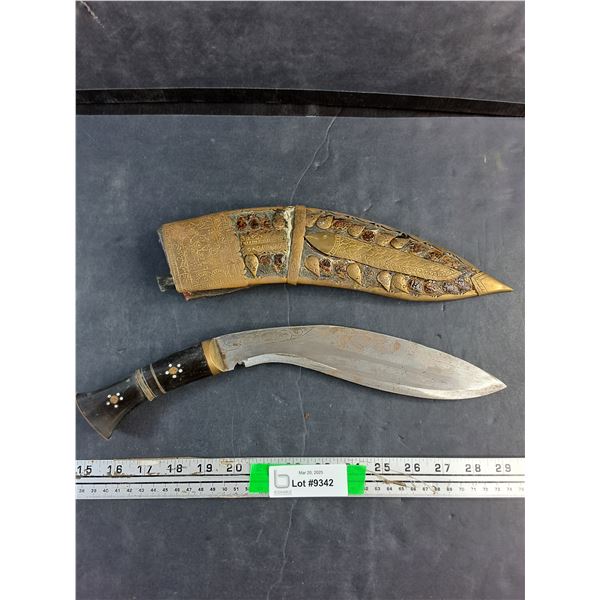 Nepalese Kukri Machete with Sheath