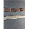 Image 5 : Custom Handmade 10'' Fixed Blade Knife with Sheath