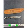 Image 1 : Vintage Oaxaca Mexican Bowie Knife Fixed Blade with Sheath