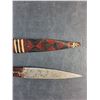 Image 2 : Vintage Custom Made 6'' Fixed Blade Knife with Sheath