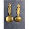 Image 2 : Vintage Brass Letter Opener, (2) Vintage Nabob Brass Scoops and Plastic Nabob Scoop