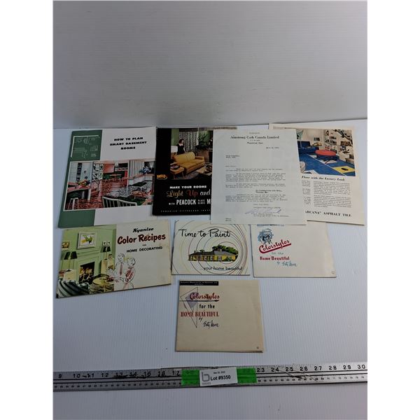 (8)Assorted Vintage Home Decorating Magazines and Catalogues