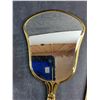 Image 4 : Vintage Brass Hair Brushes and Mirror Set
