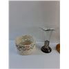 Image 2 : Wooden Candle Holder, Ceramic Desk Decoration, Glass Flower Vase and Misc