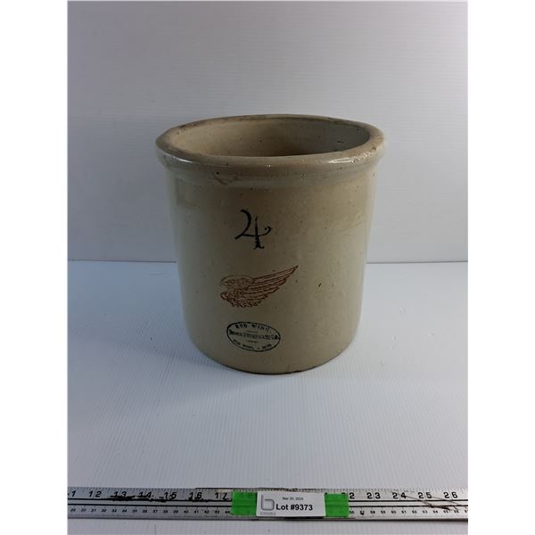 No.4 Red Wing Open Crock